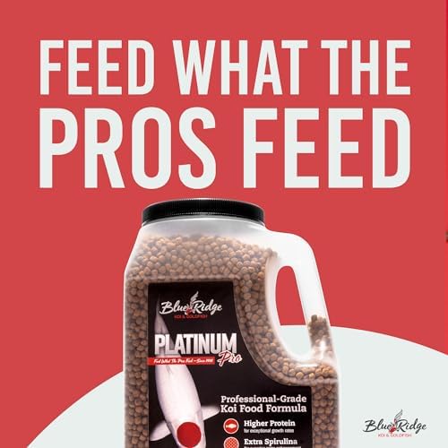 Blue Ridge Koi Platinum Pro 41% Protein Fish Food, 3/16" Pellets, 4.5 lb