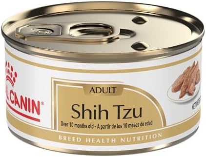 ROYAL CANIN Breed Health Nutrition Shih Tzu Adult Loaf in Sauce Dog Food, 3 oz (Pack of 24)