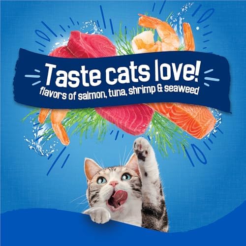 Friskies Purina Seafood Sensations Dry Cat Food, 22 lb Bag