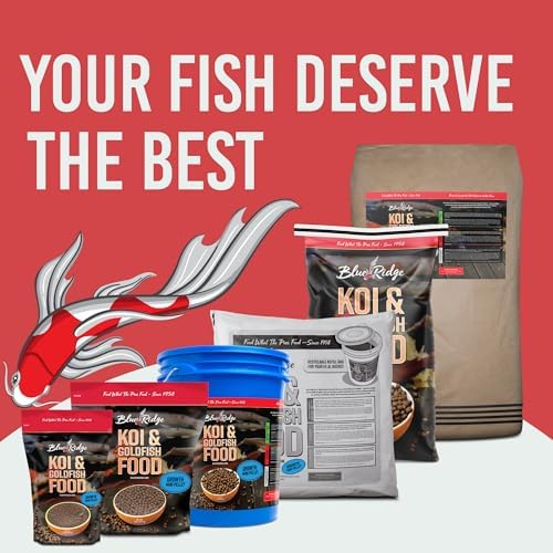 Blue Ridge Koi Fish Food 2lb - Koi Food Mini Growth Formula