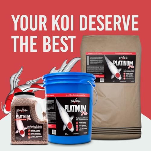 Blue Ridge Koi Platinum Pro 41% Protein Fish Food, 3/16" Pellets, 4.5 lb
